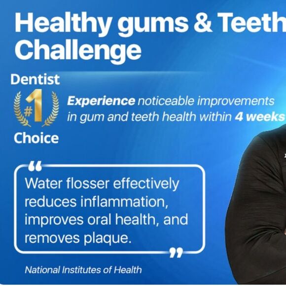 New Insmart portable cordless oral irrigator dental water flosser NWOT - Picture 10 of 11